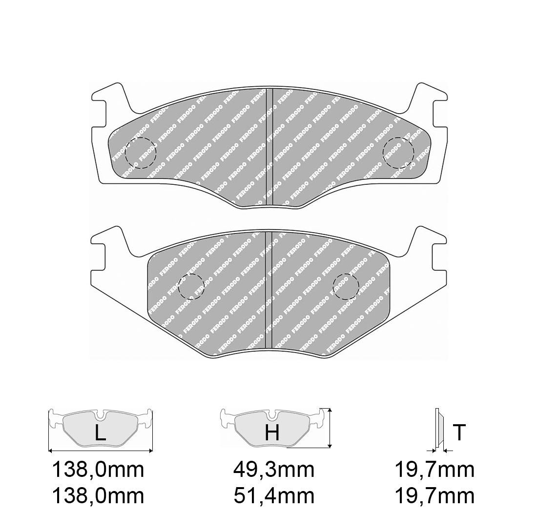 FERODO brake pads set