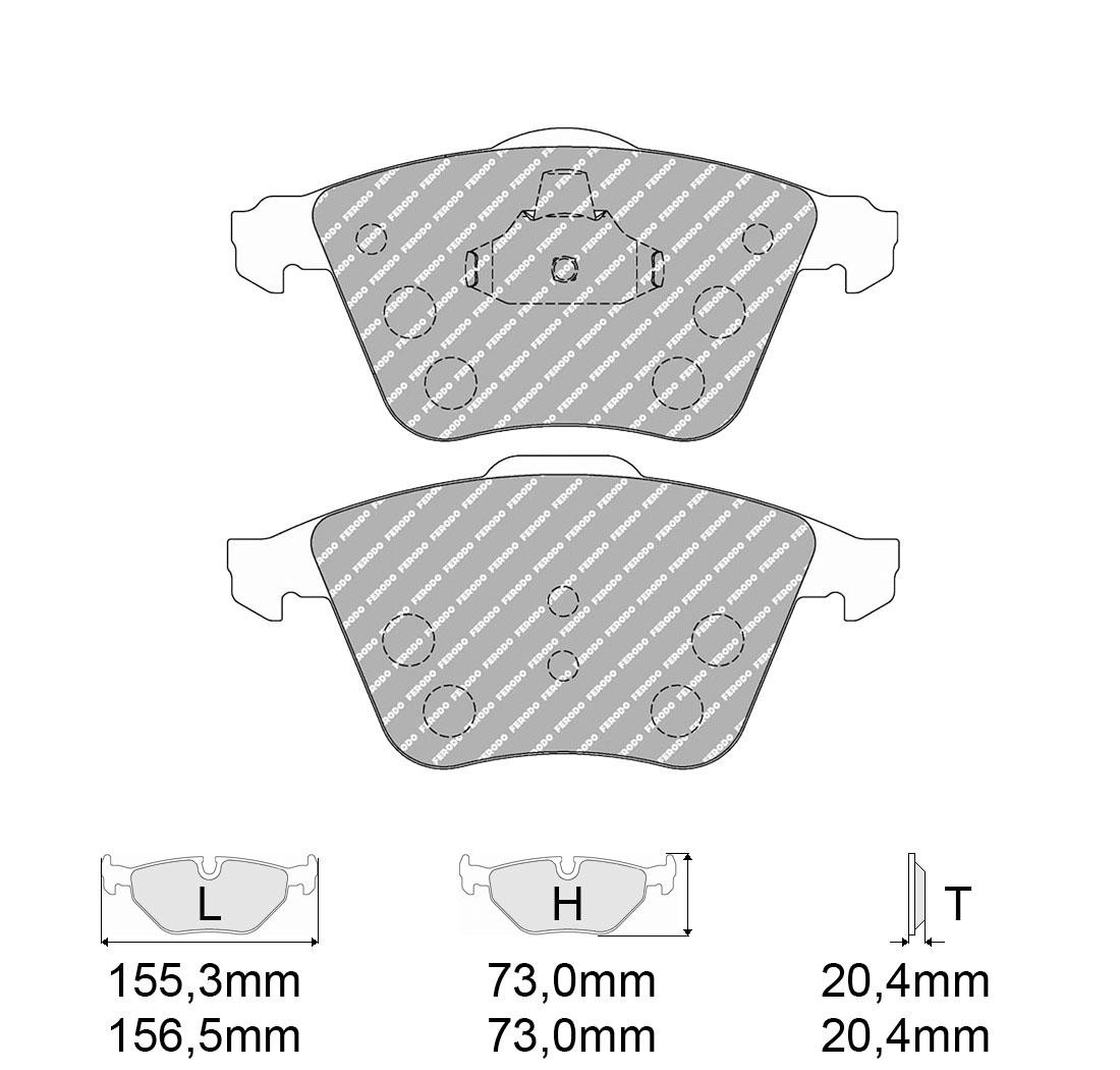 FERODO brake pads set