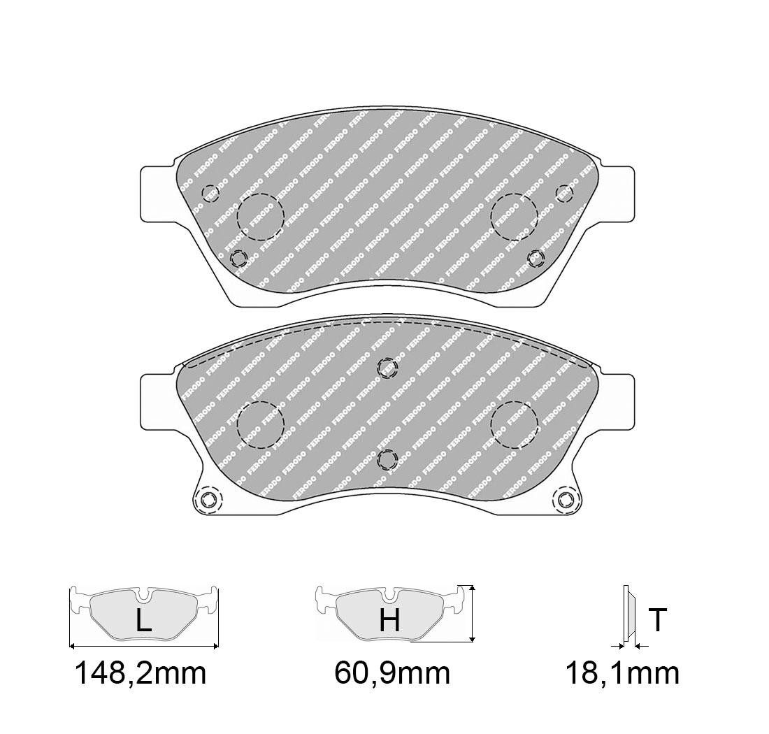 FERODO brake pads set