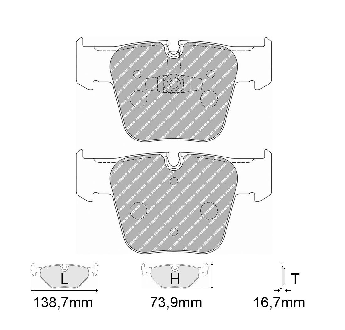 FERODO brake pads set