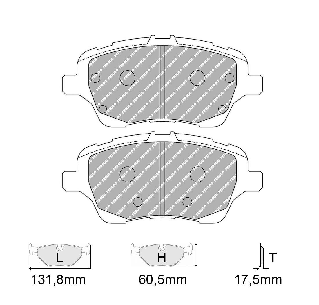 FERODO brake pads set