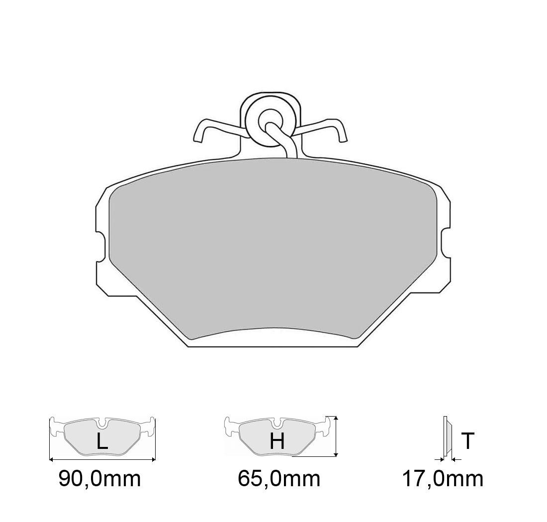 Brake Pads FERODO FCP524 Model