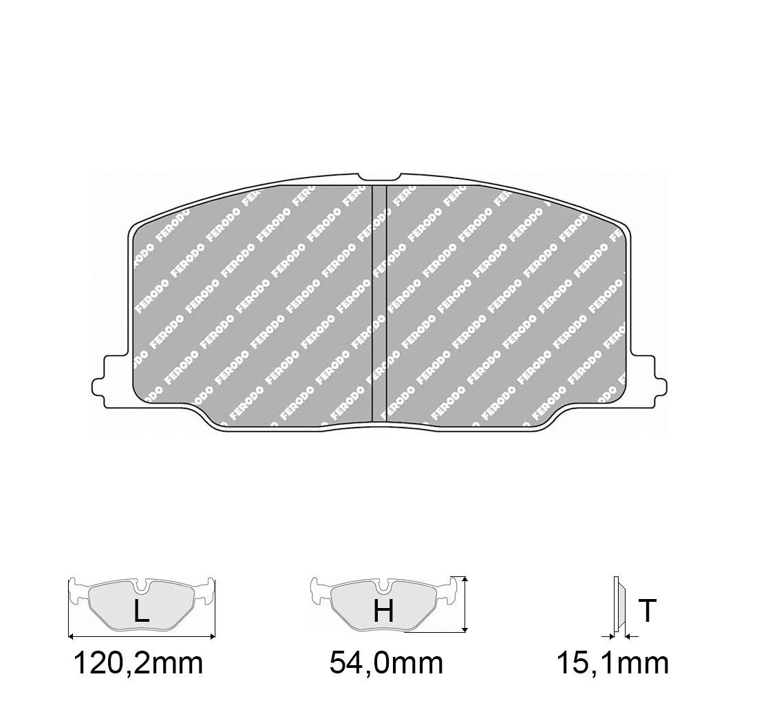 Conjunto de pastillas de freno, FERODO