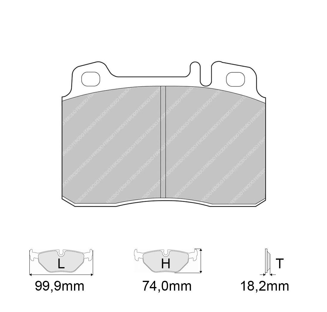 FERODO brake pads set