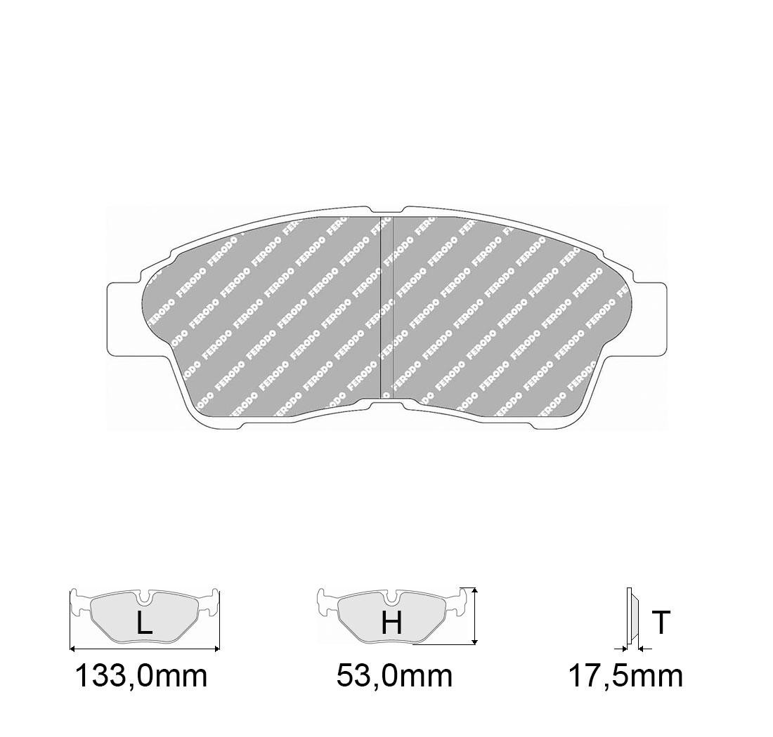 Brake Pads FERODO FCP867 Model