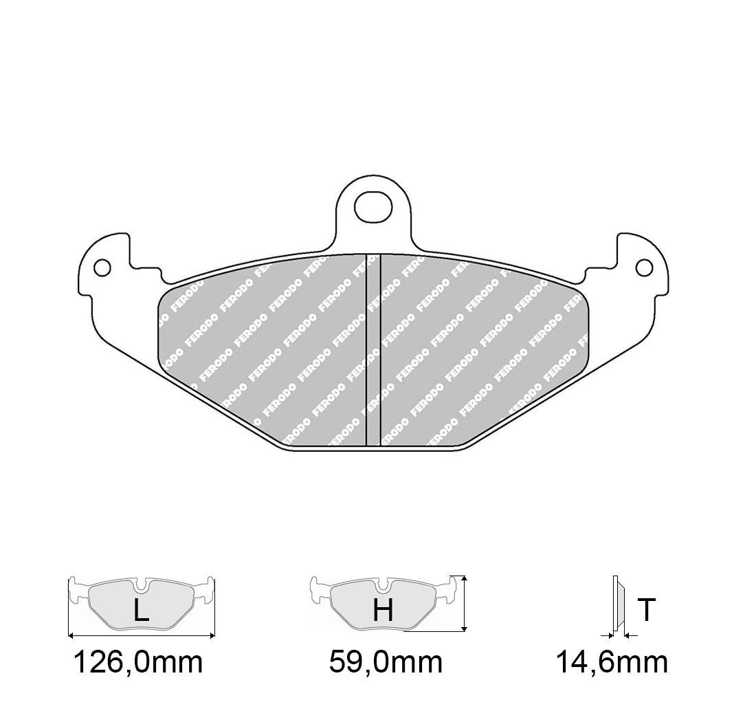 FERODO brake pads set