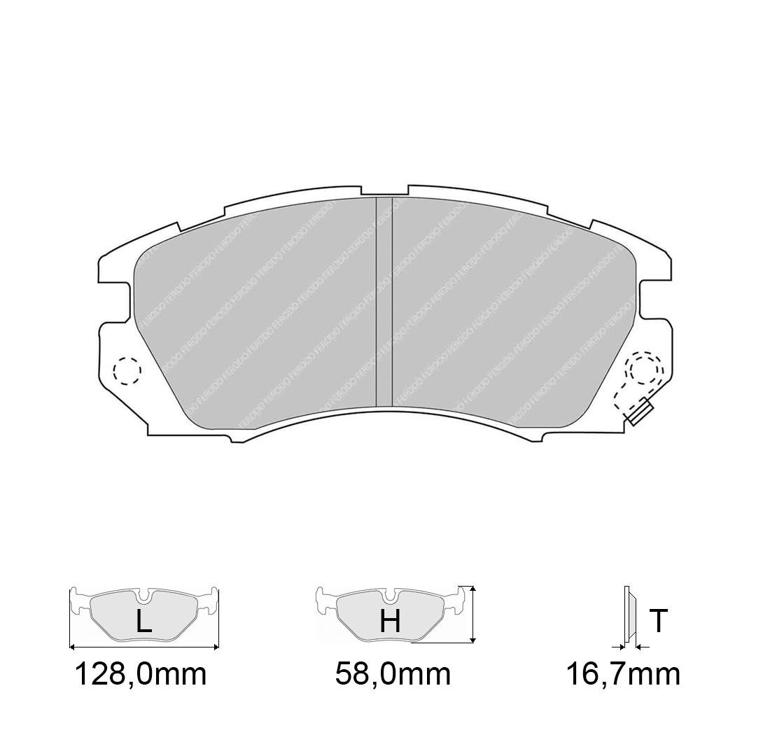 FERODO brake pads set