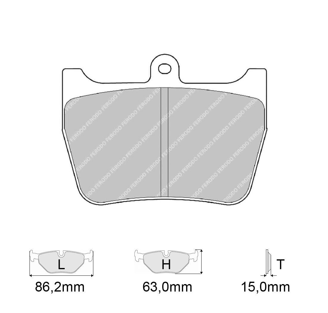 FERODO brake pads set