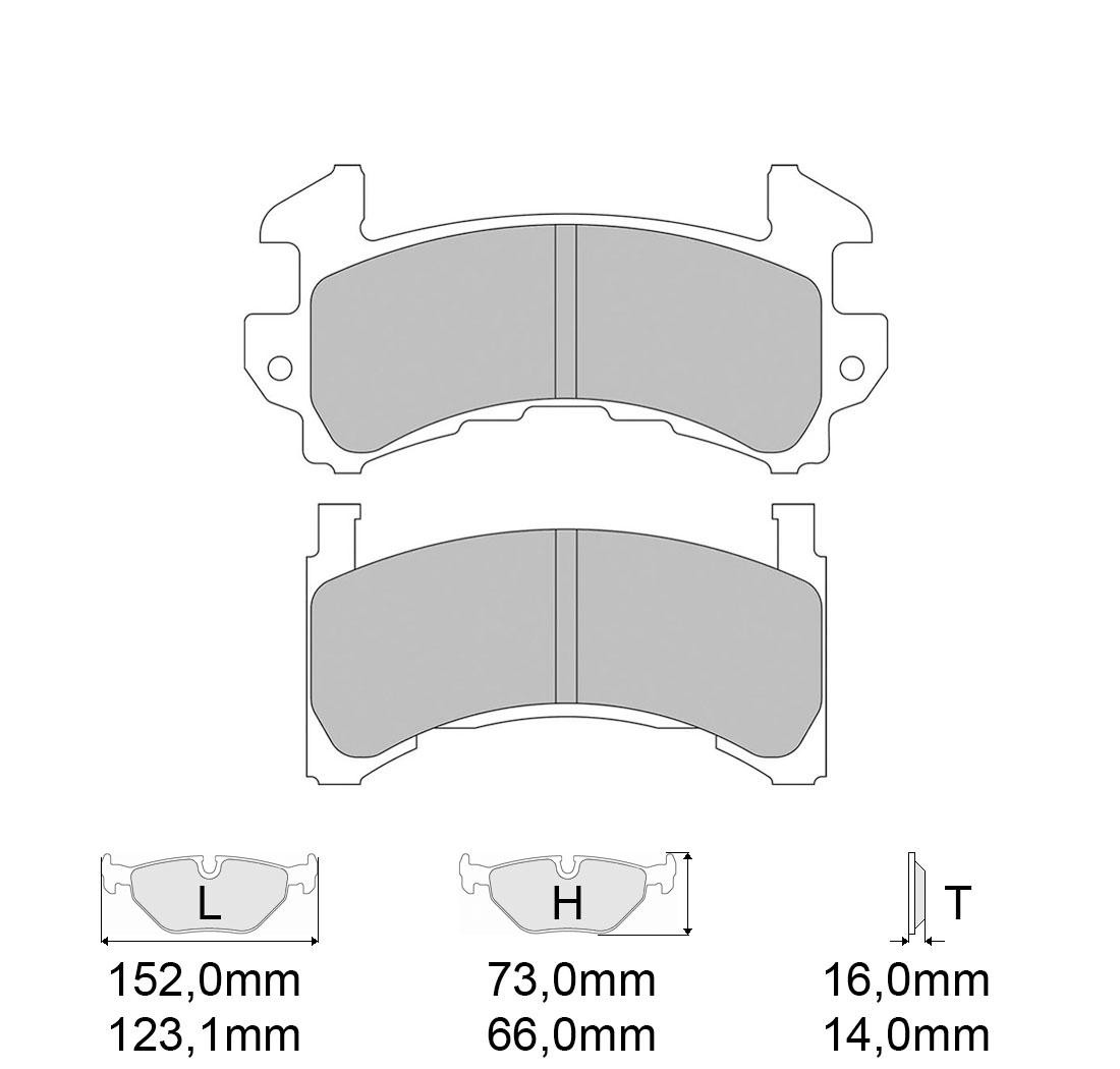 FERODO brake pads set