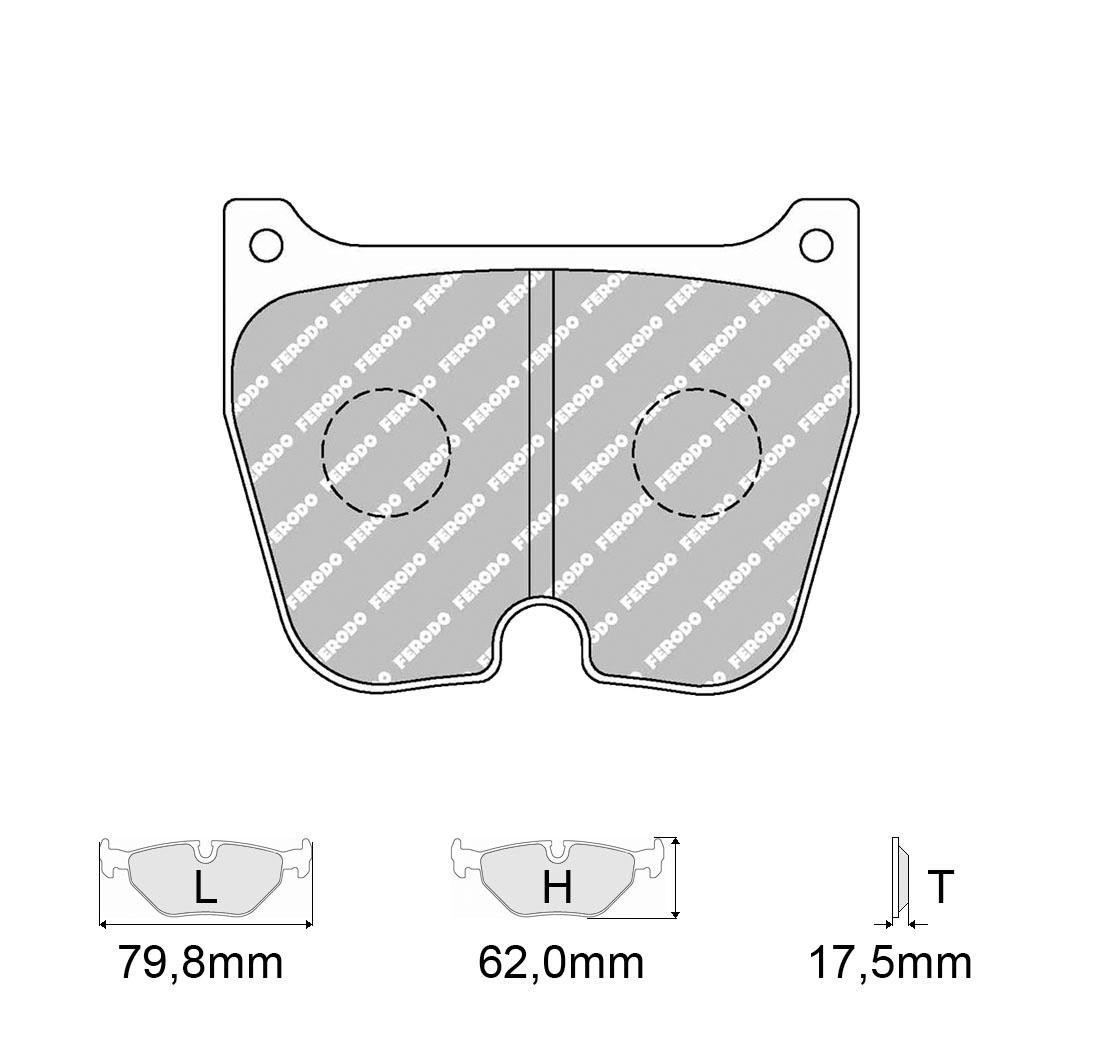 Plaquettes de frein FERODO Modèle FRP3113
