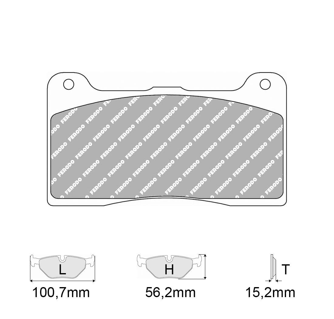 Plaquettes de frein FERODO Modèle FRP3148