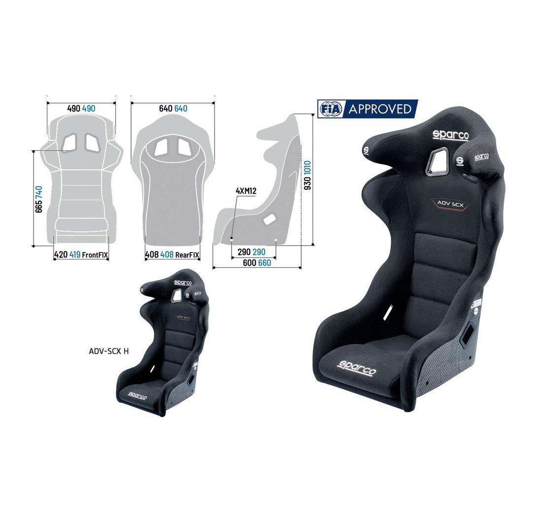 Seats SPARCO ADV-SCX CARBON