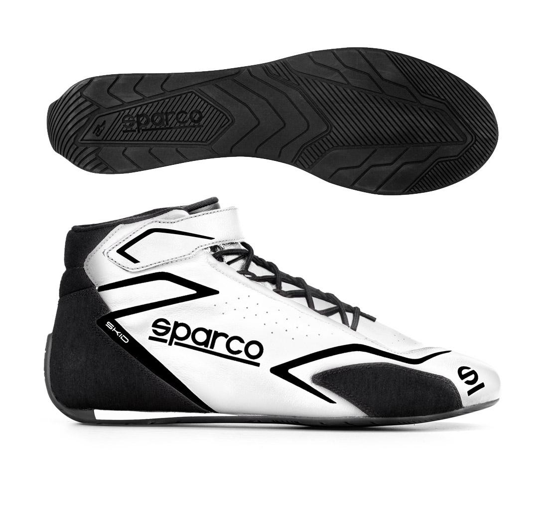 Sparco race shoes SKID, white/black - Size 37