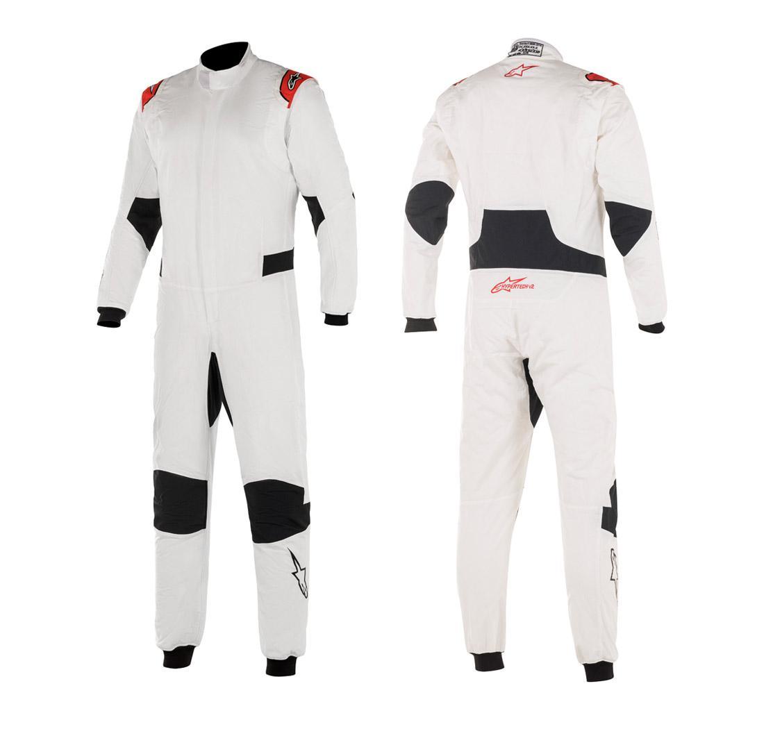 HYPERTECH V2 SUIT WHITE RED 58