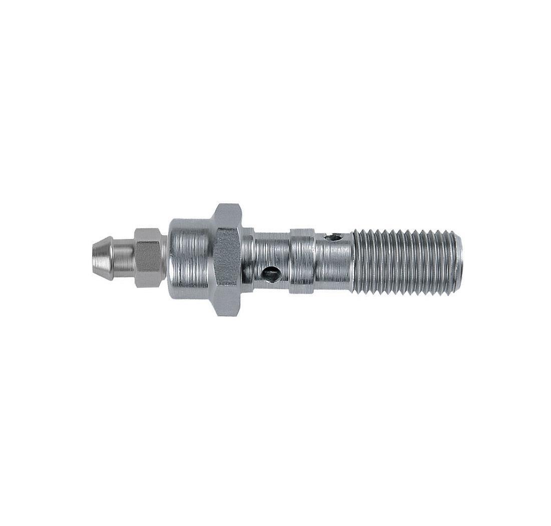 Bullone occhiello doppio inox con spurgo - metrico 10 x 1,25