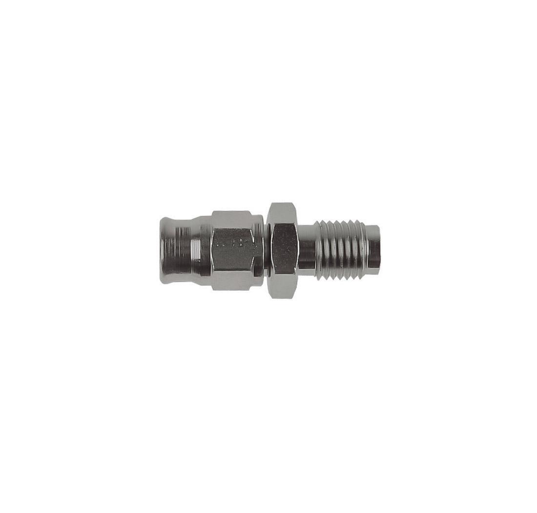 Straight male concave JIC fitting