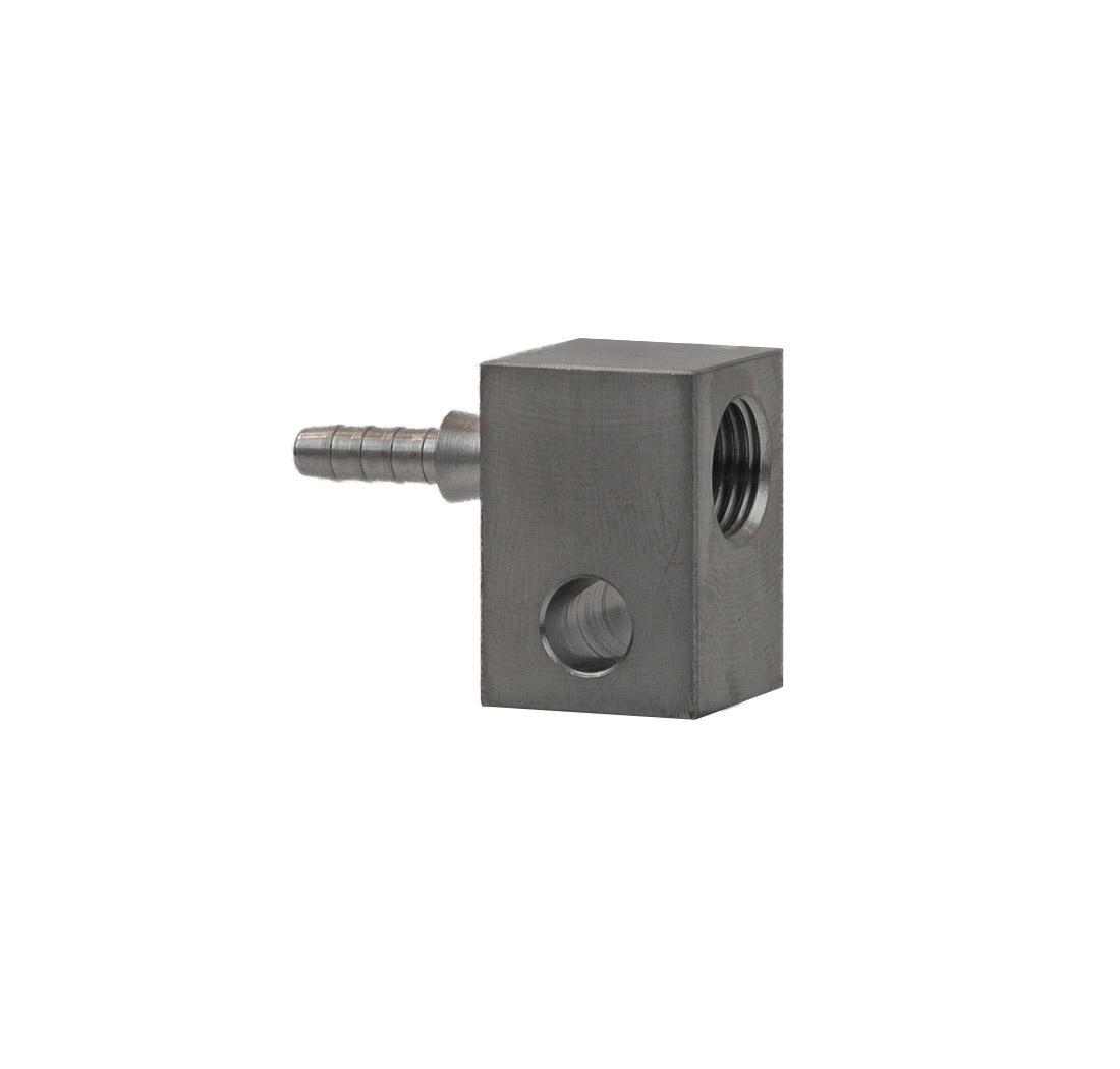 ABS BLOCK STRAIGHT THREADED