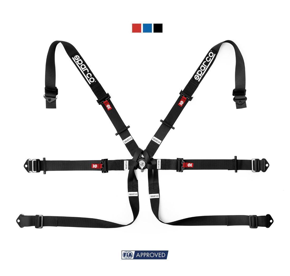 Sparco 6 Point FIA Harness 04819H2 black
