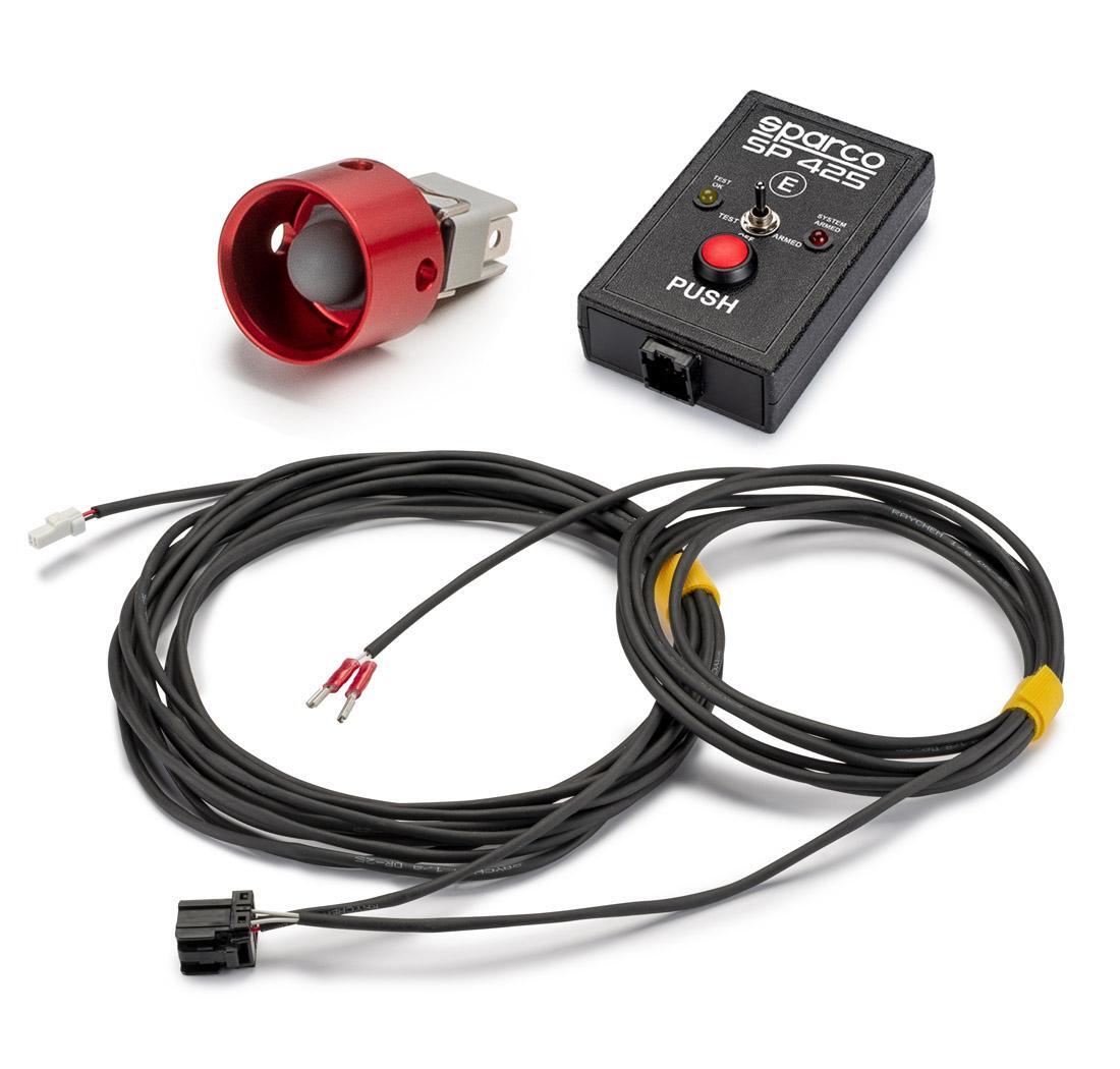 Unidad de control eléctrico + botón + cable por Sparco 014772EXL
