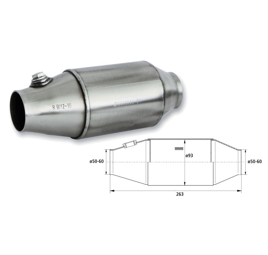 Catalyseur Motorsport Cup Series - Ø tube 50-60 mm