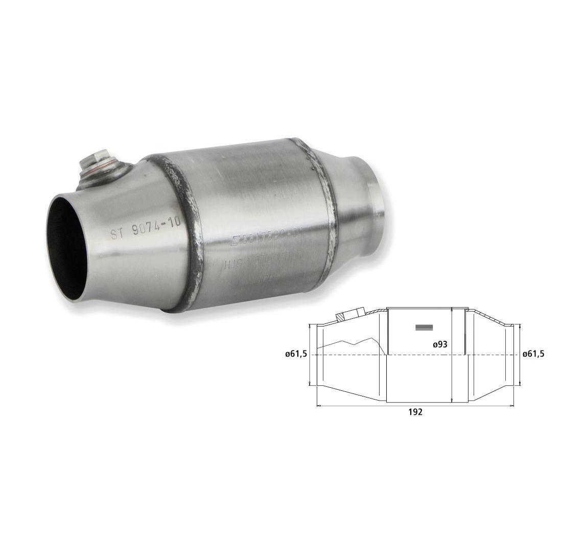 Motorsport Catalytic Converter - Pipe Ø 61,5 mm