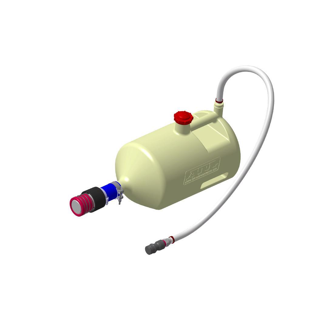 Botella de reabastecimiento de combustible ATL con sonda Ø2\