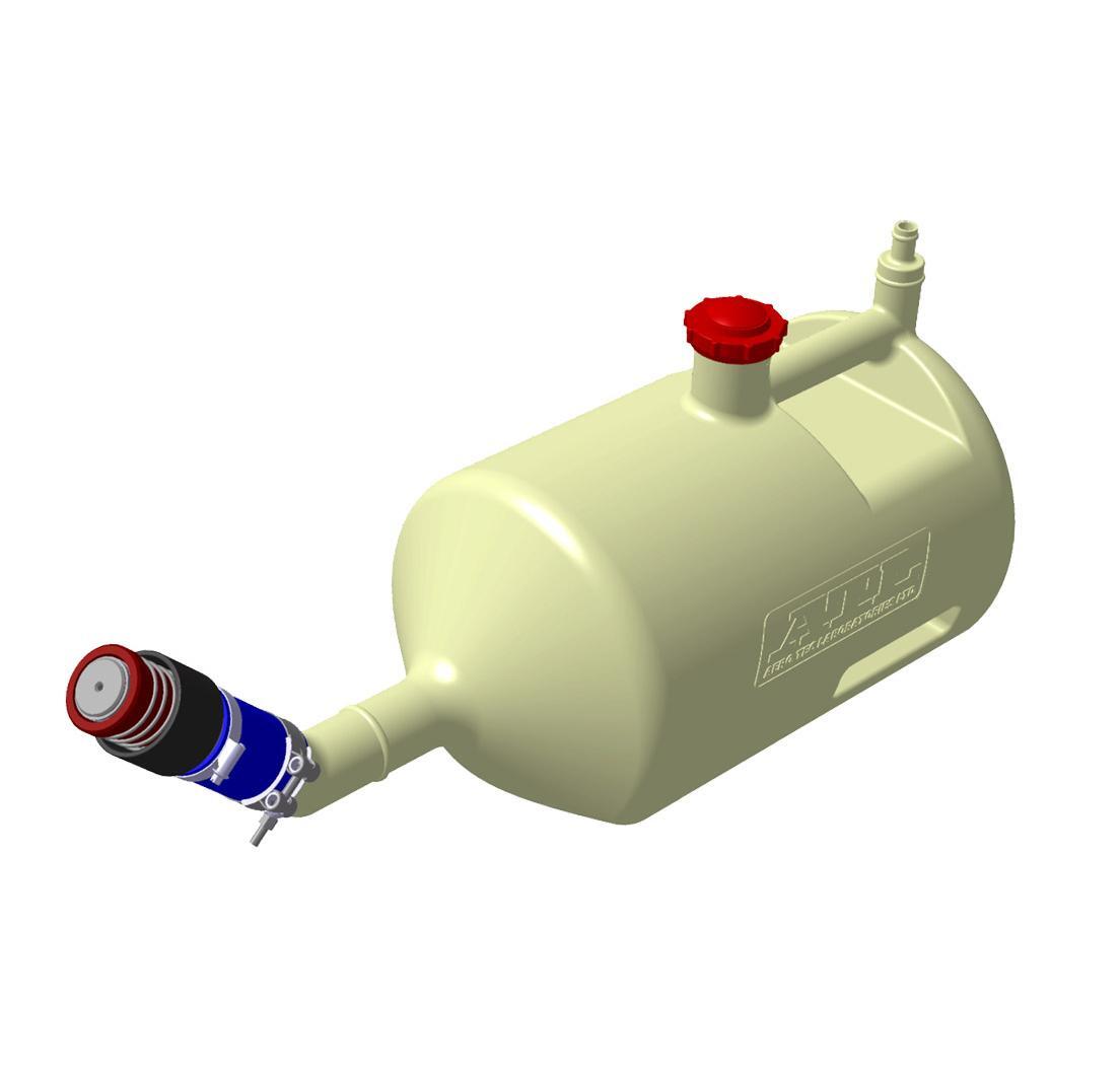 Botella de reabastecimiento de combustible ATL de 135° con sonda Ø1.5\