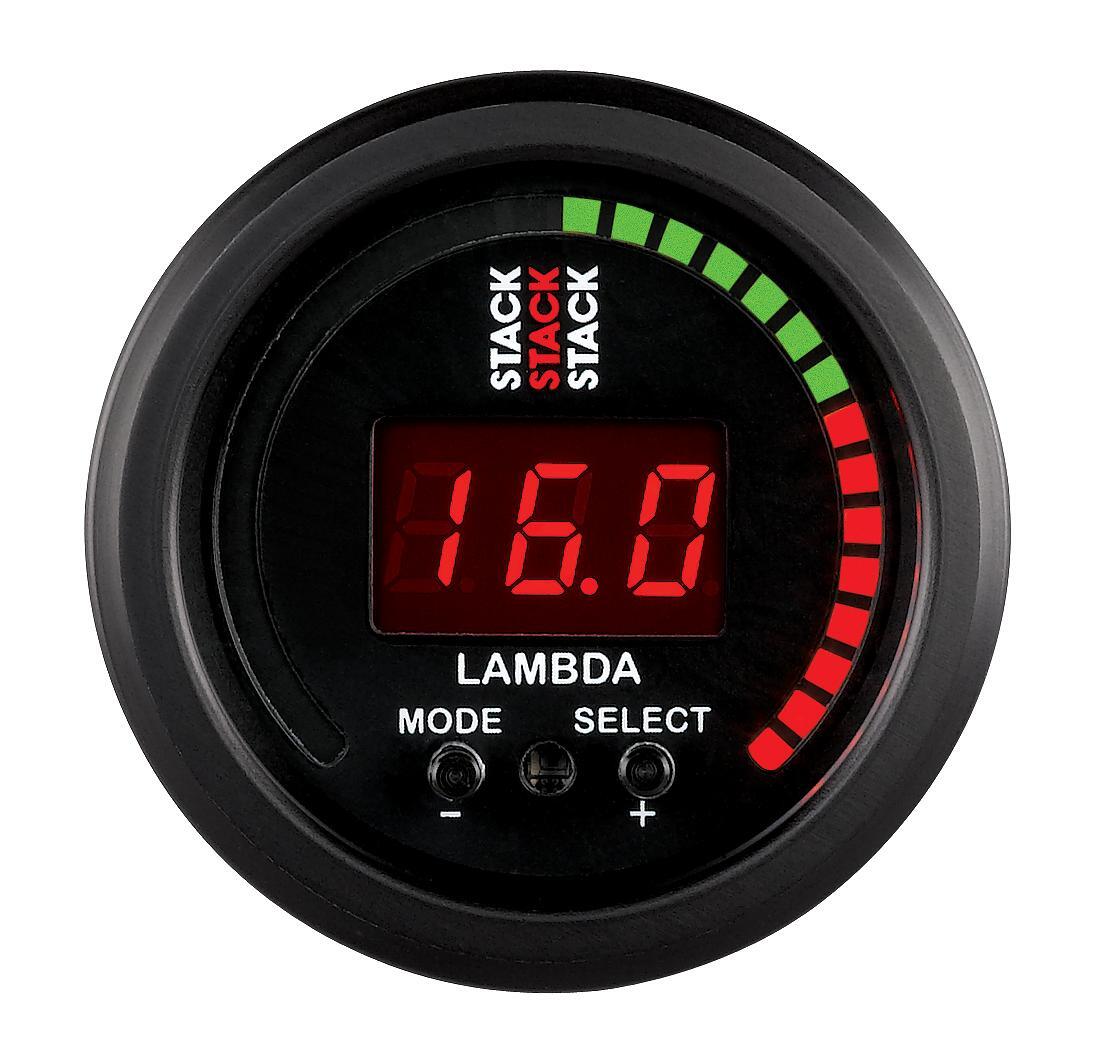 Wide-band Air-Fuel (Lambda) Gauge STACK LED 2018