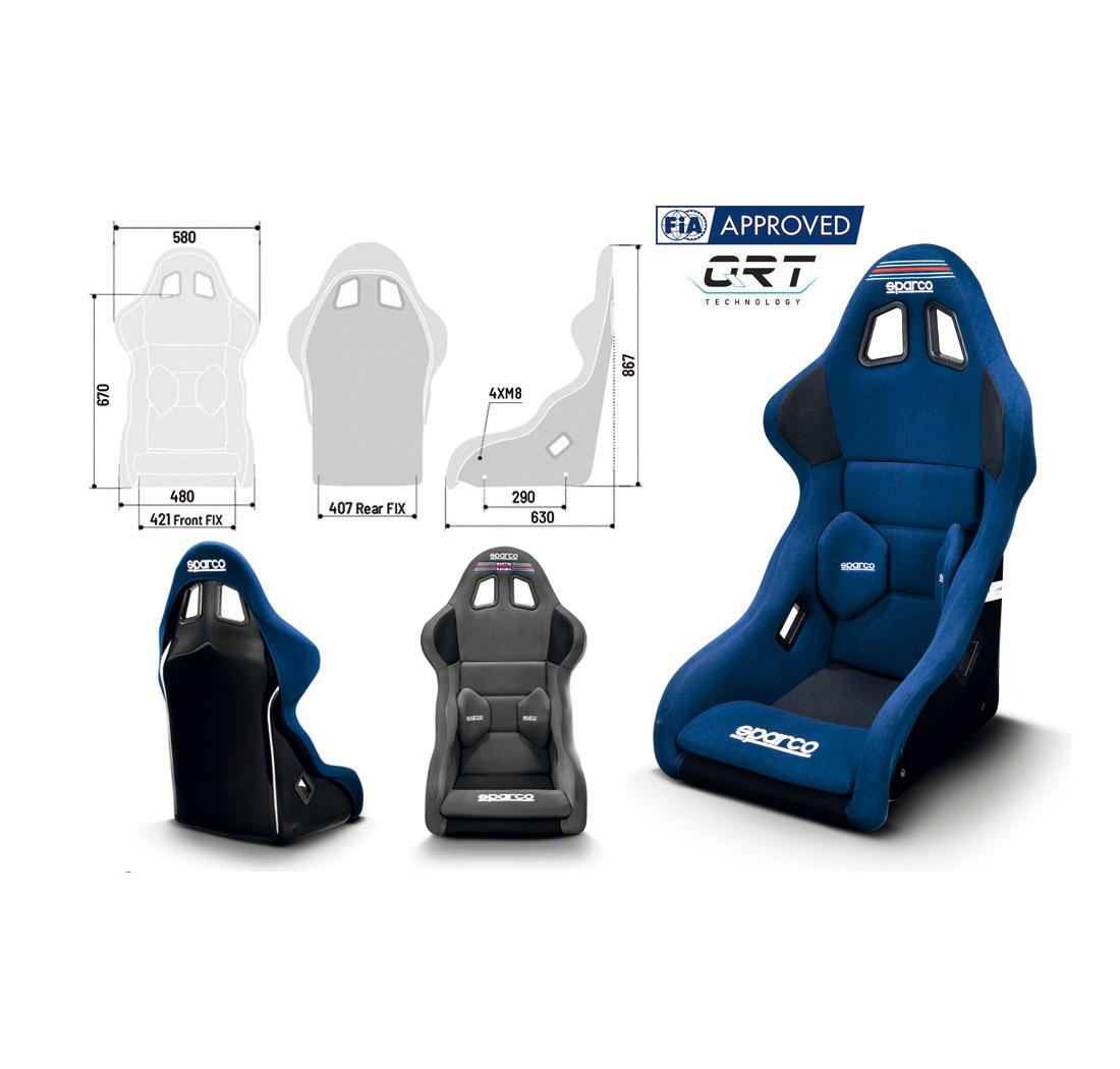 Baquets SPARCO PRO 2000 QRT MARTINI RACING