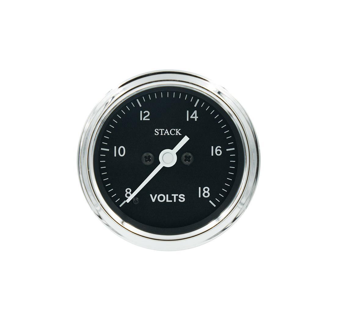 Voltmètre STACK analogique pro (8-18 V) - noir - CLASSIC