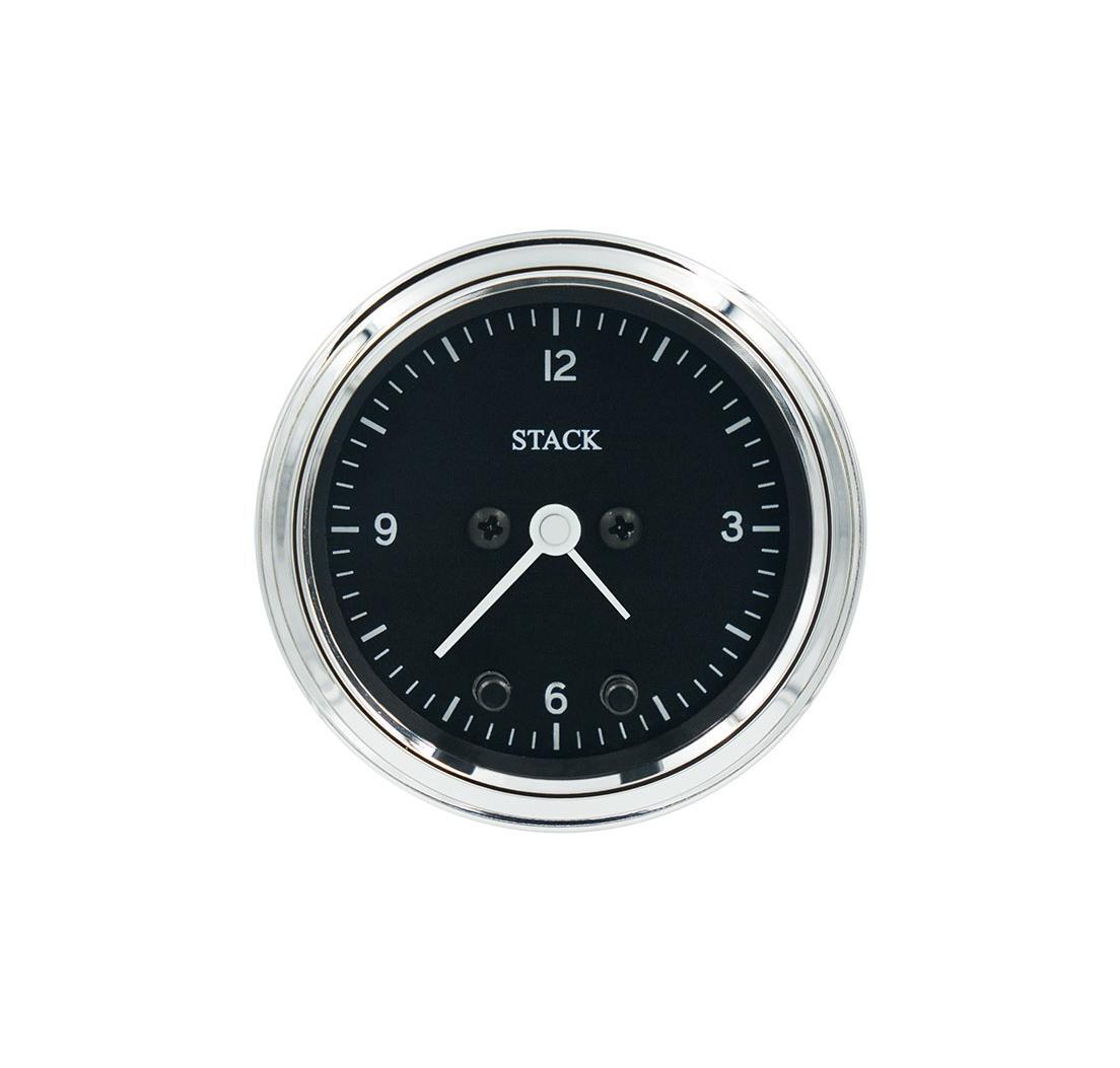 Stack Analogue Clock- black - CLASSIC