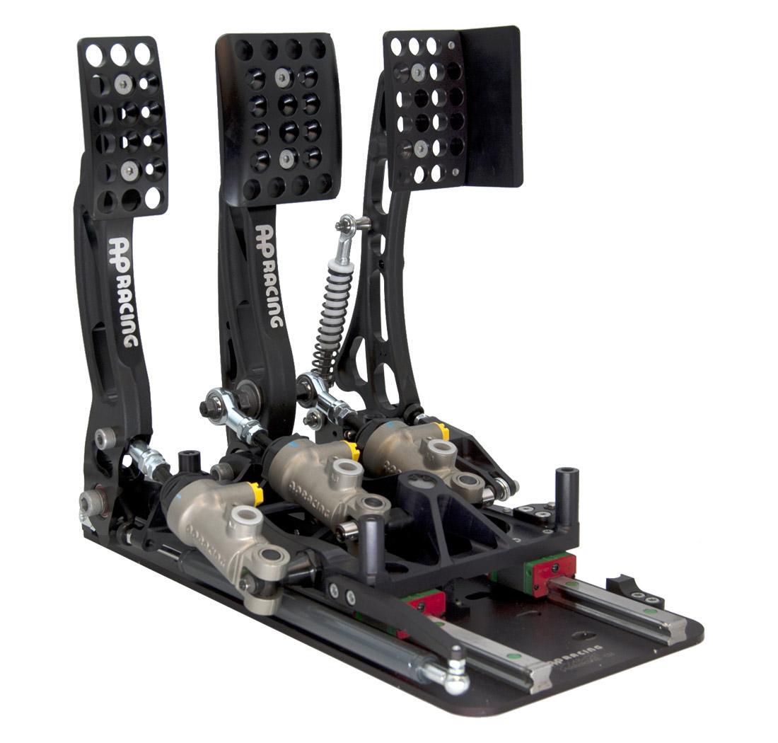 3 pedals floor mount Pedal box with outboard throttle sensor