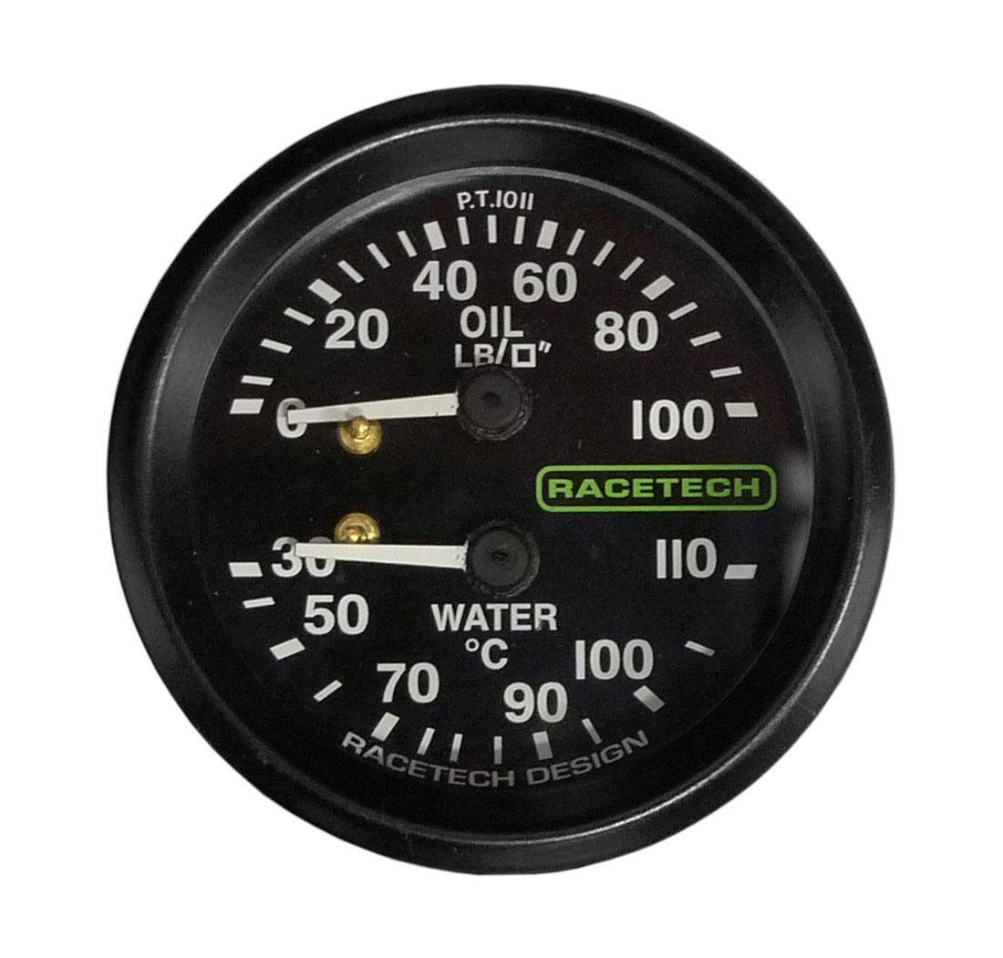 Strumento press. olio/temp. acqua  - 1/8 BSP - 9'
