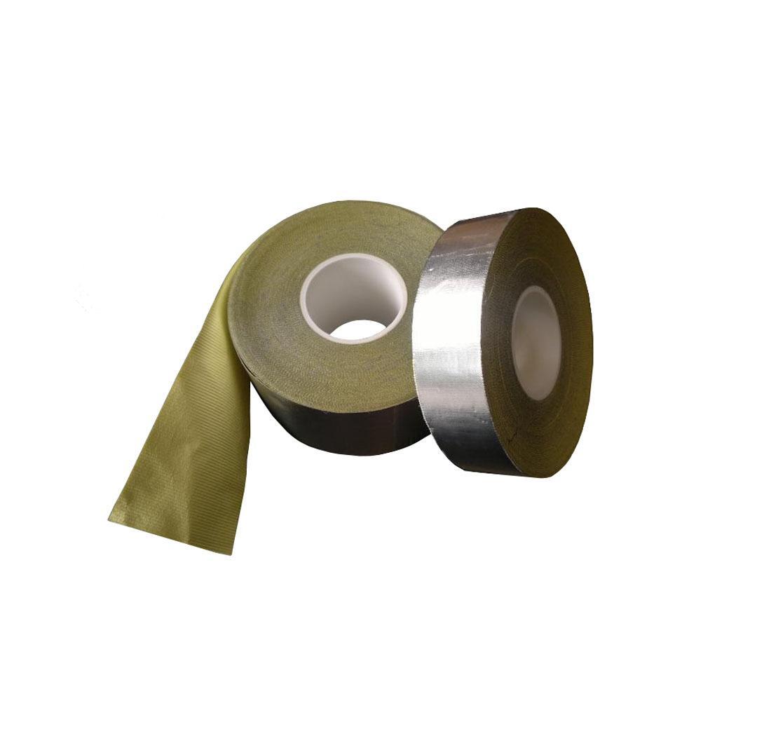 Aluminized fabric adhesive tape (100 mm x 33,5 m)