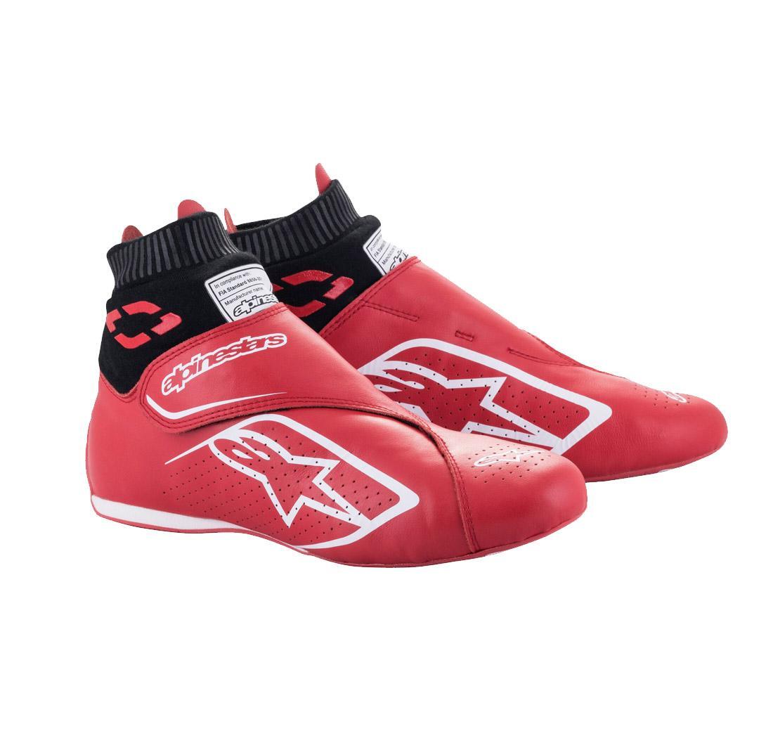 Alpinestars SUPERMONO v2 race boots, red/white/black, size 37