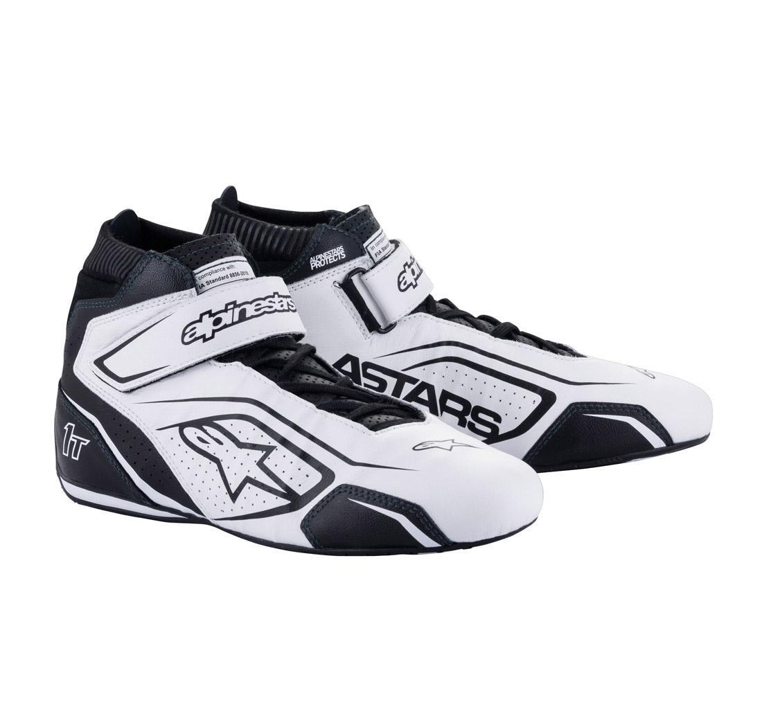 Botas TECH 1-T v3 de Alpinestars, blanco/negro, número 37