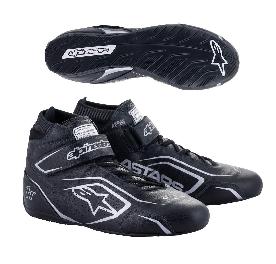 Botas TECH 1-T v3 de Alpinestars, negro/silver, número 37