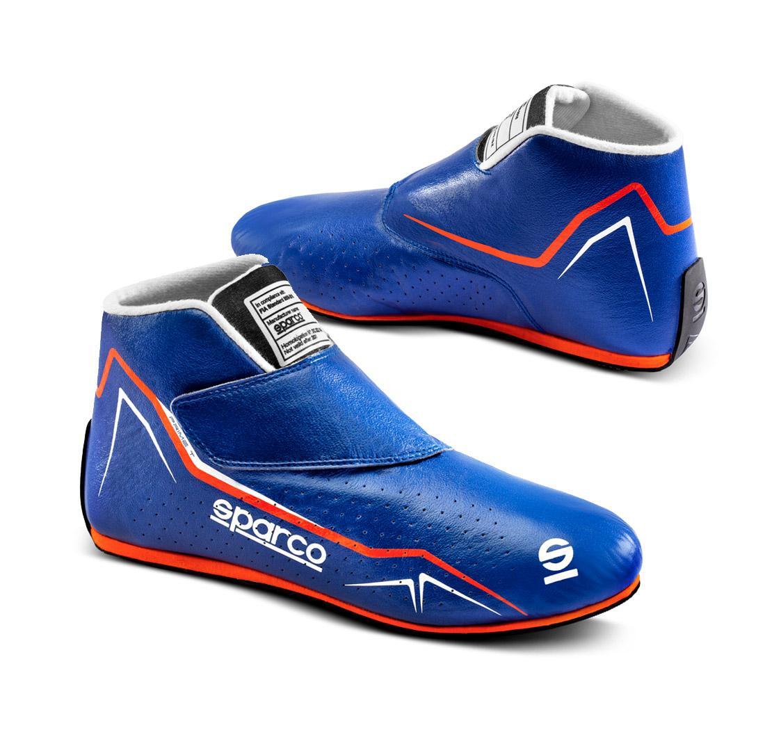 Sparco race shoes PRIME T, blue/orange - Size 37