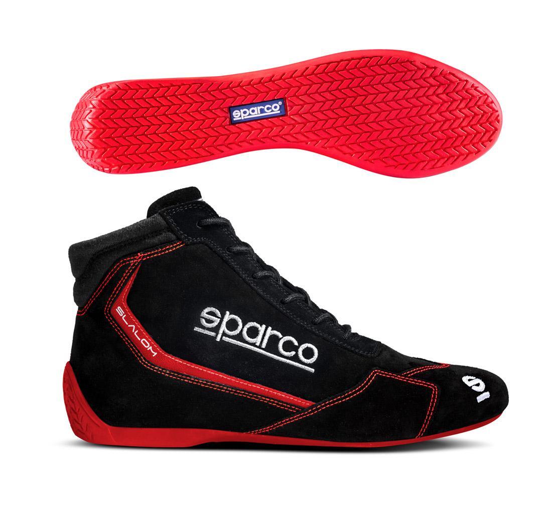 Sparco race shoes SLALOM, black/red - Size 47
