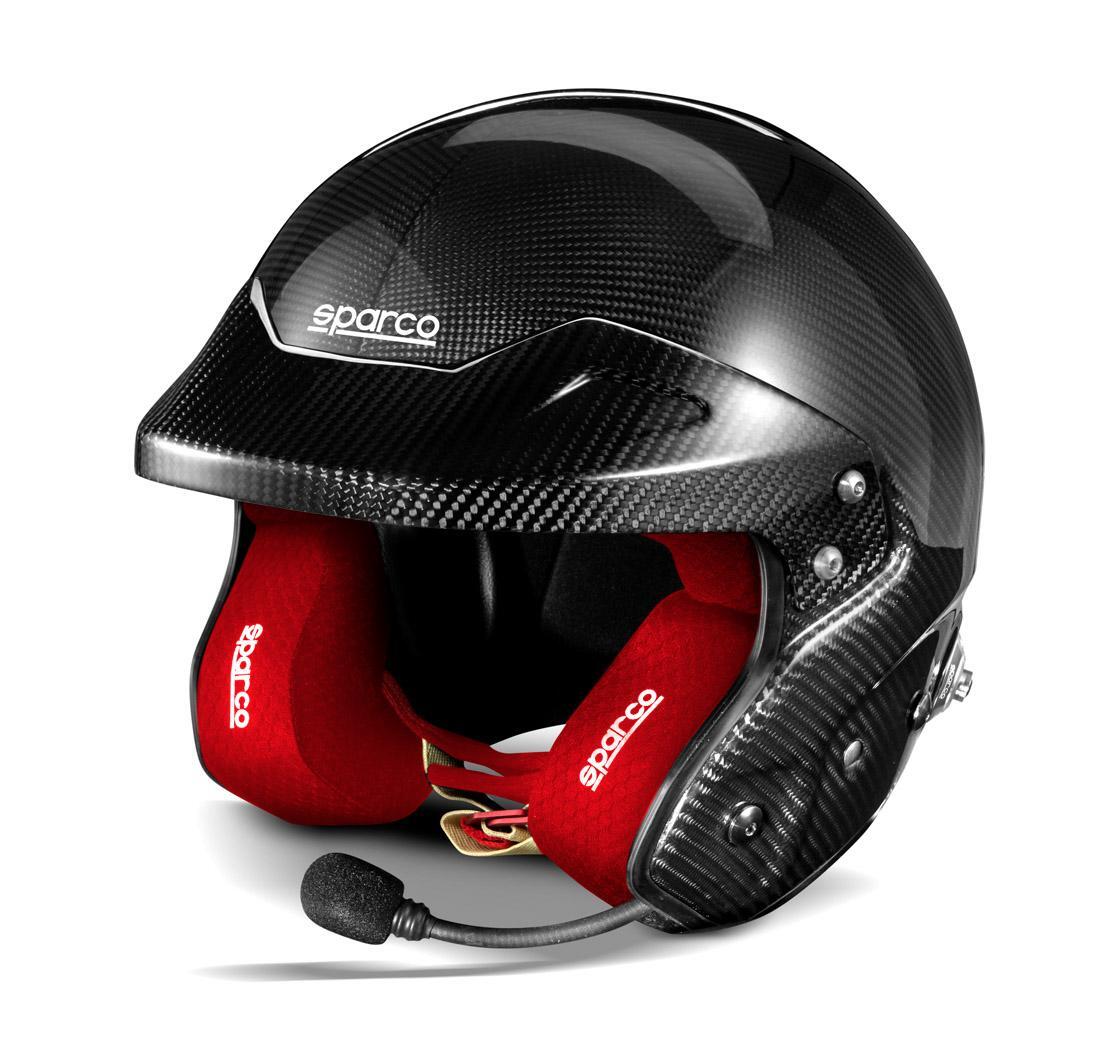 Helmet RJ-i CARBON Sparco - Size L (60), red interior