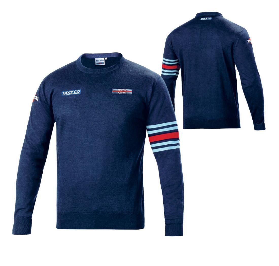 Sweaters SPARCO Cotton crewneck sweater Martini Racing