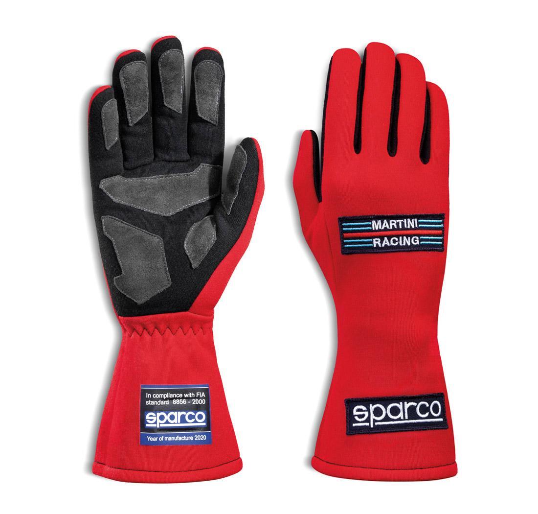 Guantes Sparco LAND 2022 MARTINI rojo - tamaño 08