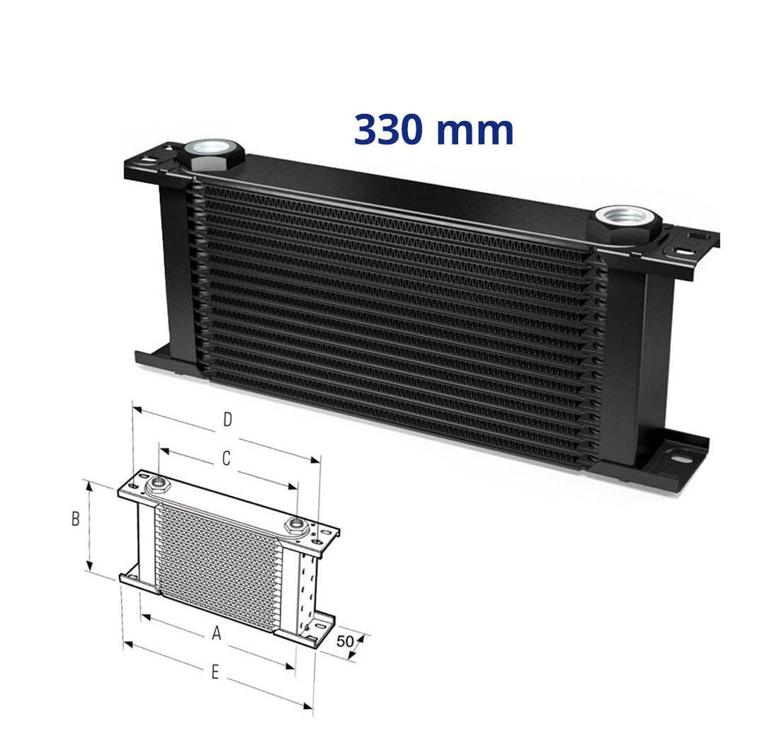 Radiateur racing à l\'huile Setrab 7 Rangées - 330mm