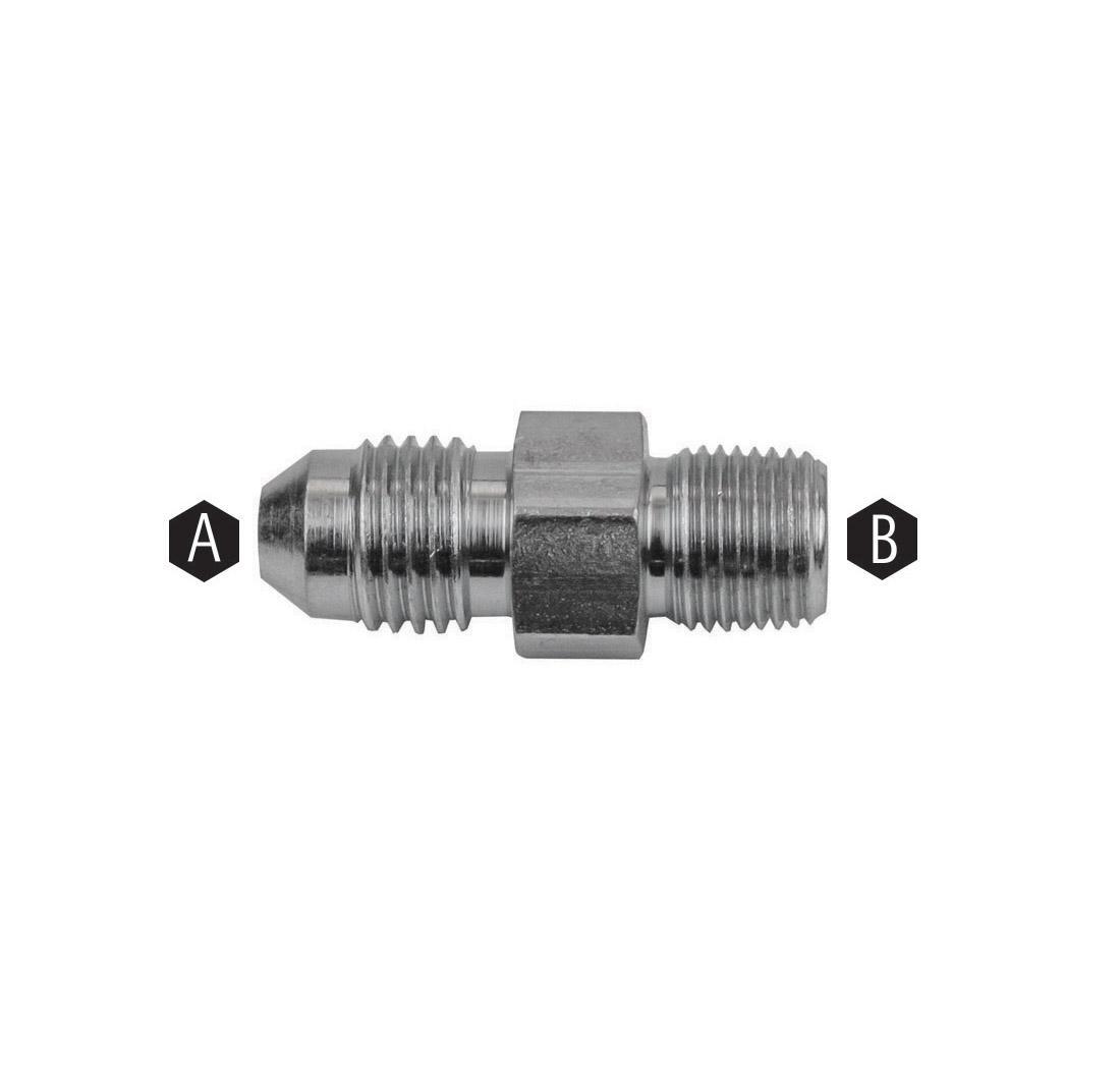 Adaptateur mâle JIC/ mâle NPT conique