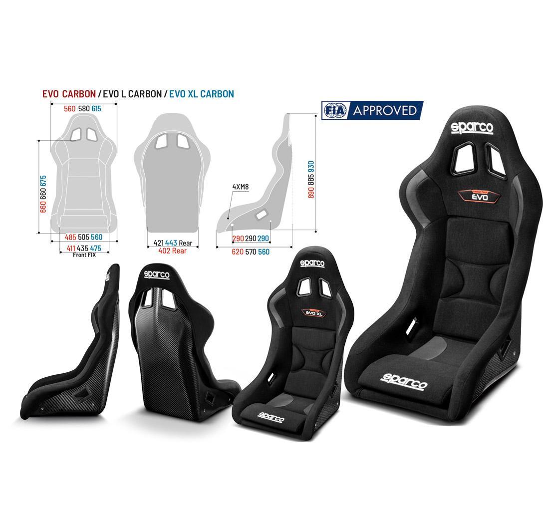 Baquets SPARCO EVO CARBON