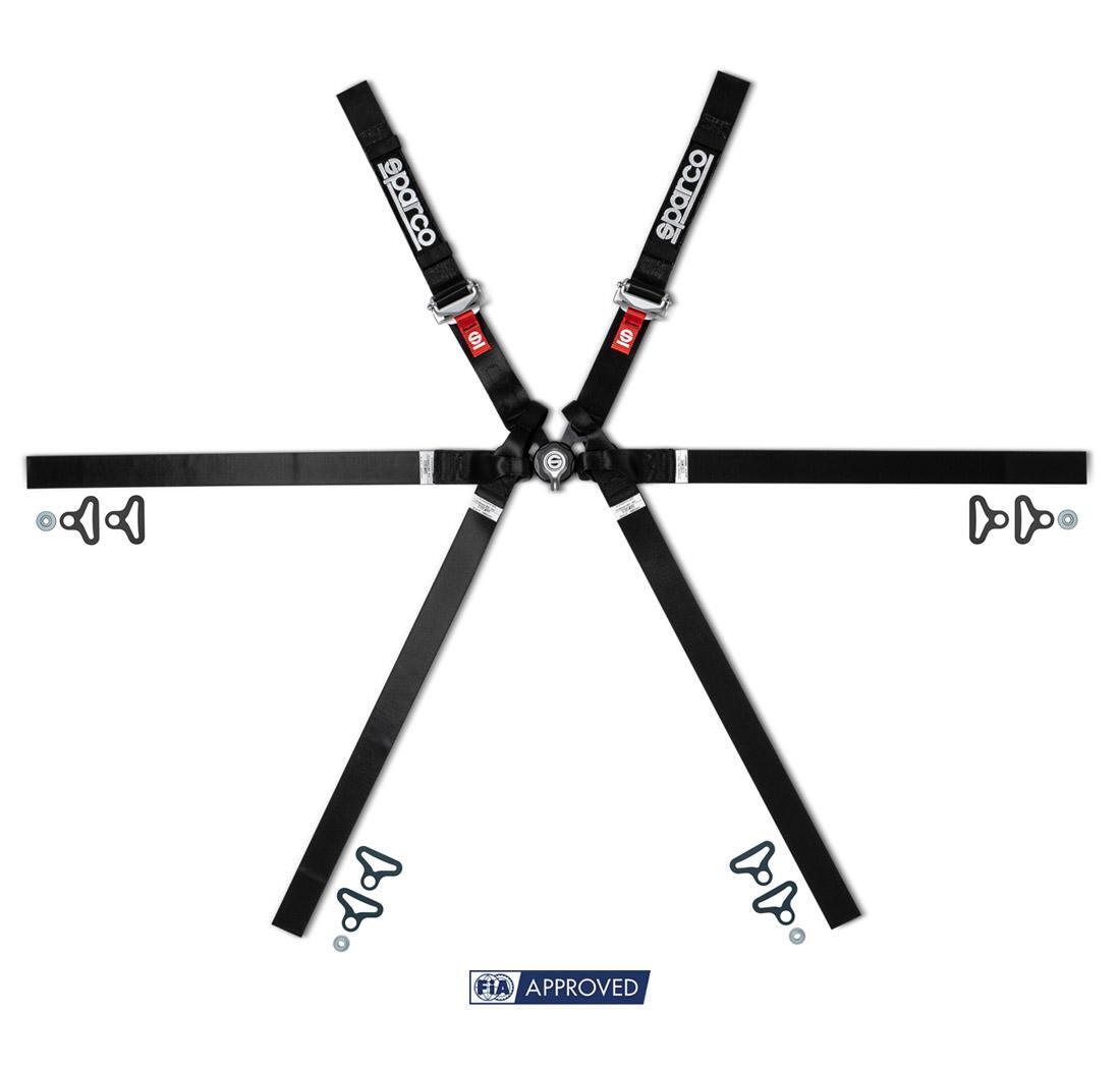 Sparco 6 Point FIA Harness FORMULA H-9 black