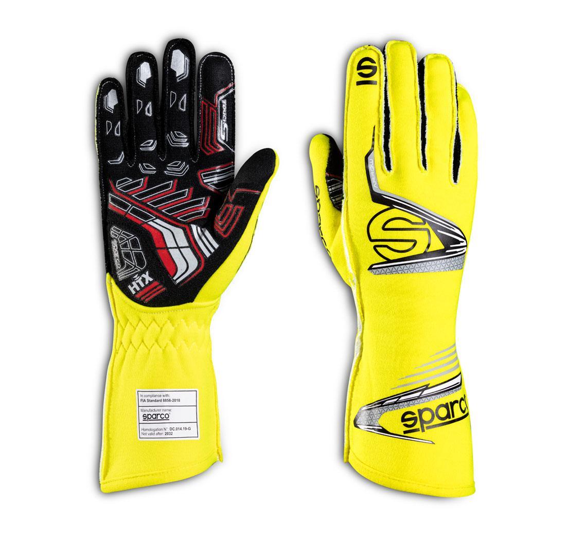 Sparco racing gloves ARROW fluo yellow/black - size 07
