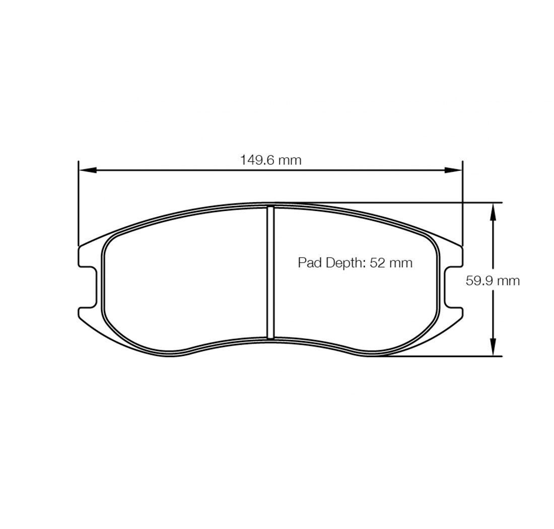 Plaquettes de frein PAGID Modèle E8251