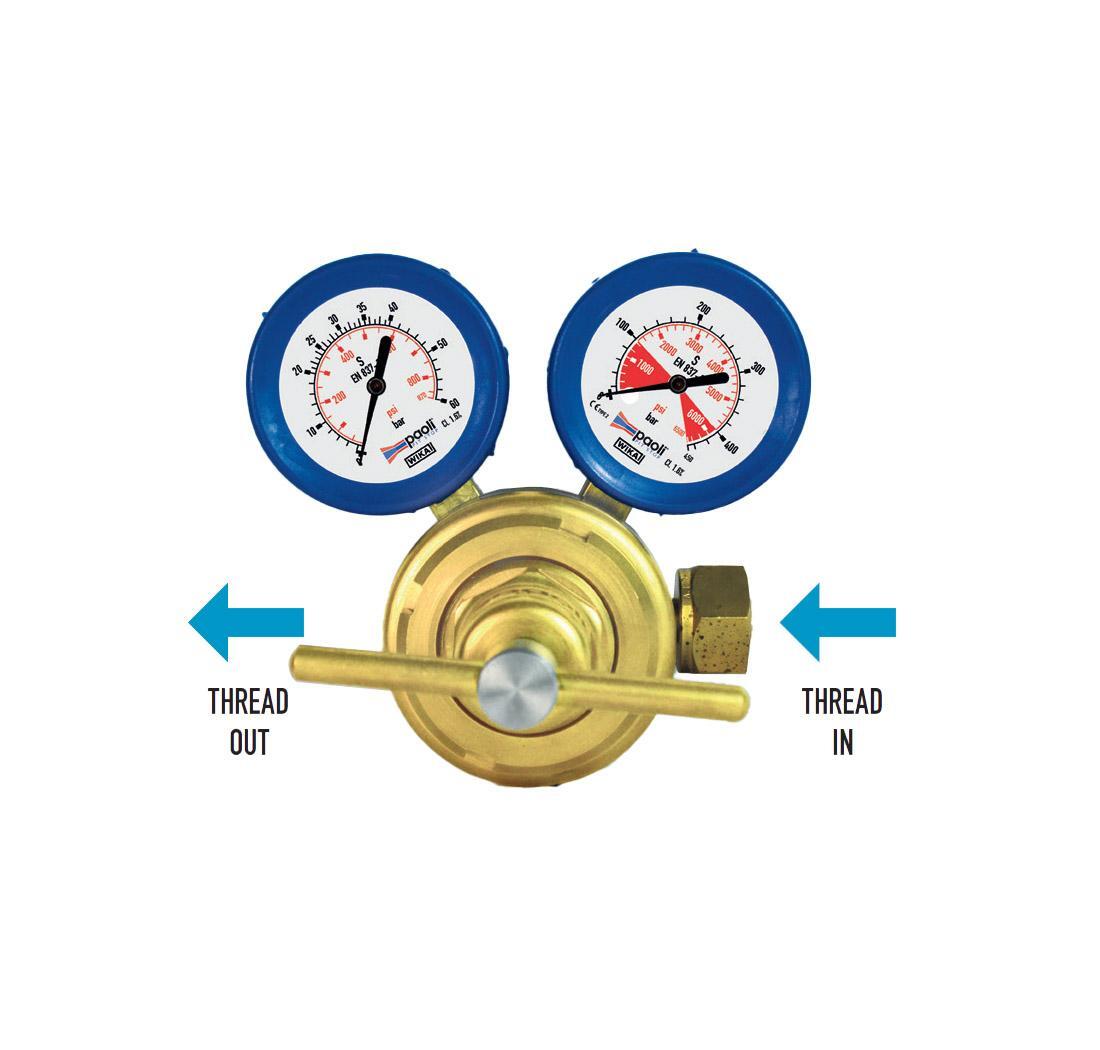 F40 Balanced air pressure regulator 300 bar - diaphragm