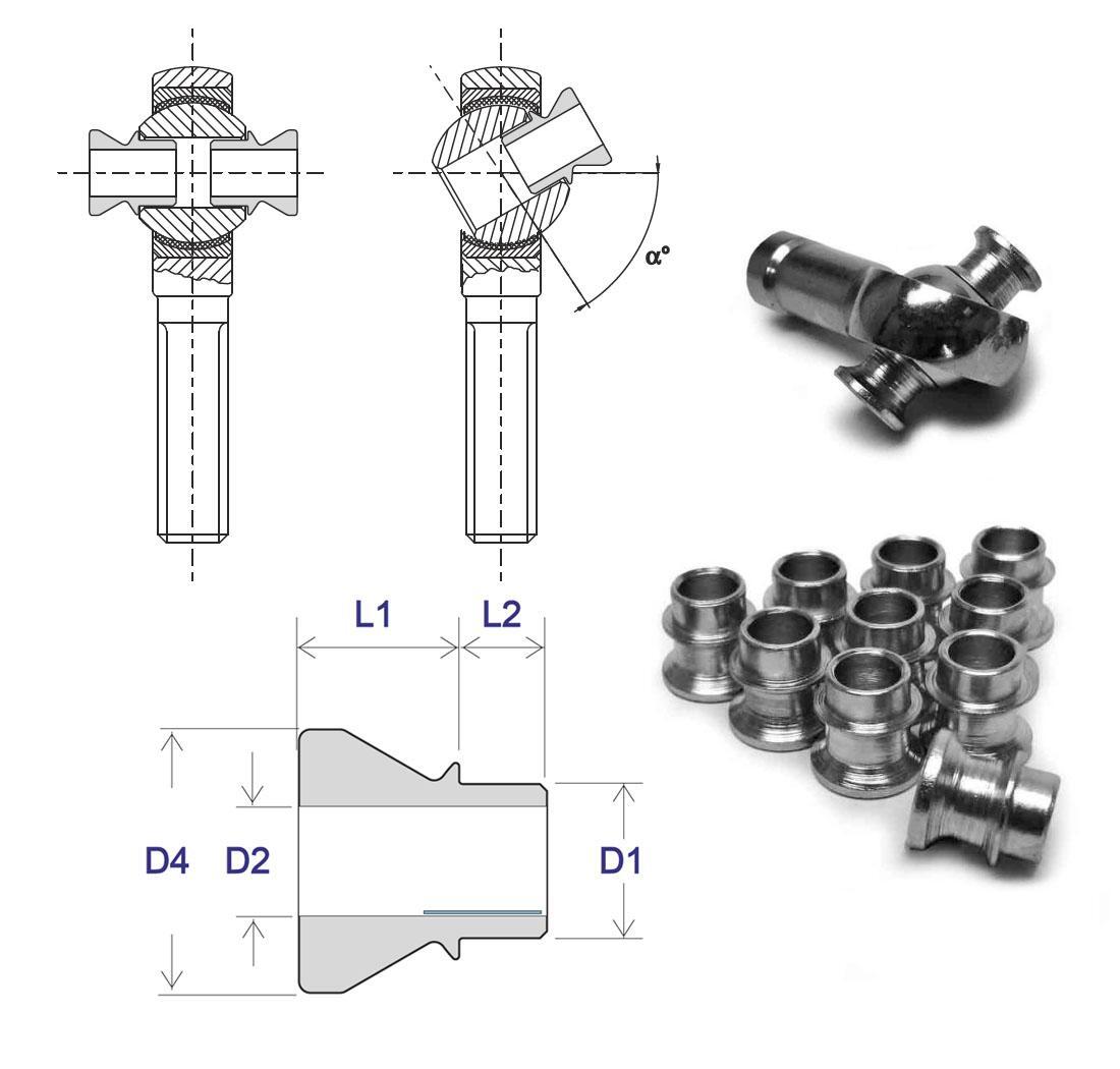 Bushing bore reductions RODOBAL Bushing bore reductions